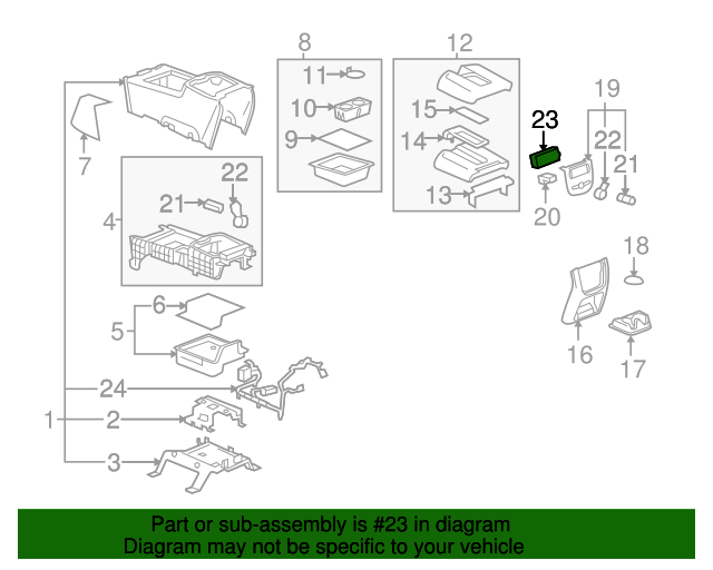 Heater & AC Control GM (15881861)