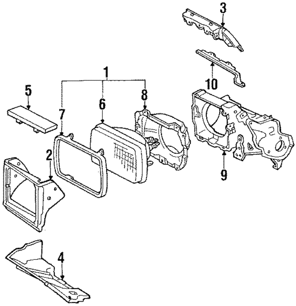 Cover Molding - Toyota (54108-12010)
