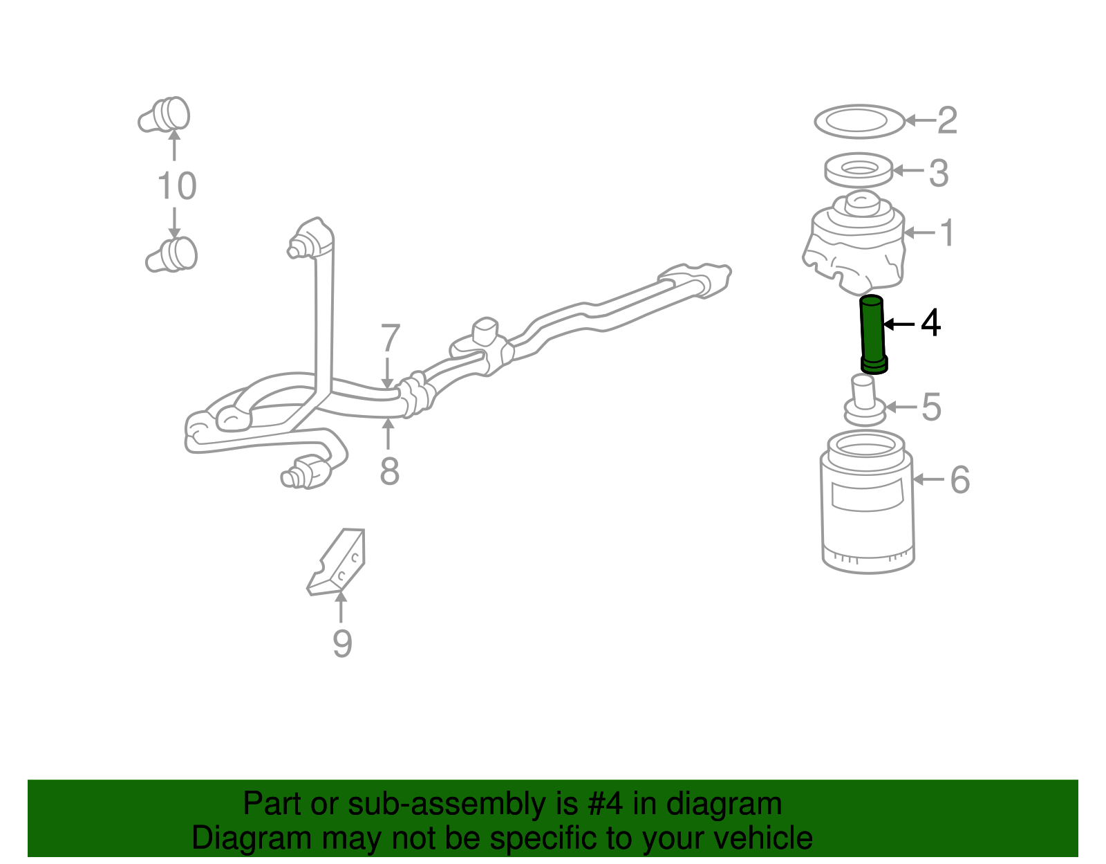 Oil Filter Adapter Bolt - GM (11609793)