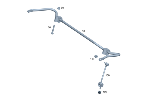 Rear Torsion Bar for 2024 Mercedes-Benz EQB 350 | Mercedes-Benz USA Parts