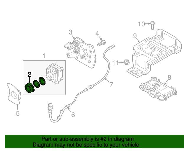 4G0998552 Camera Repair Kit 20162017 Audi Audi OEM Parts