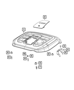 4627274AA - 3.6L Gas; Engine: Engine Cover Attach Ball Stud for Dodge: Durango | Jeep: Grand Cherokee, Grand Cherokee L Image image