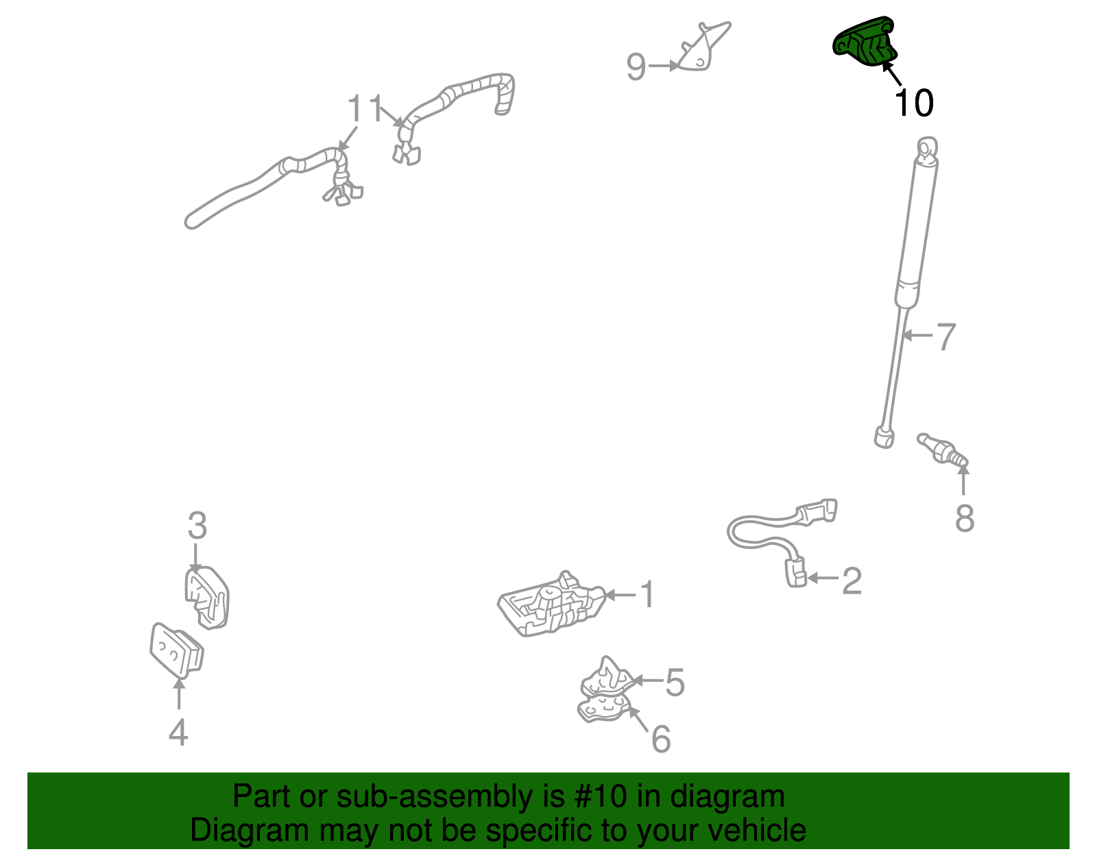 Hinge - GM (10395371)