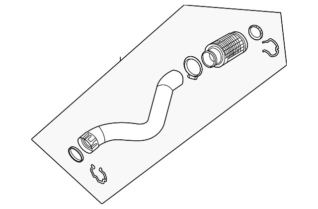 Charge Air Cooler Inlet Air Tube - GM (84009656)