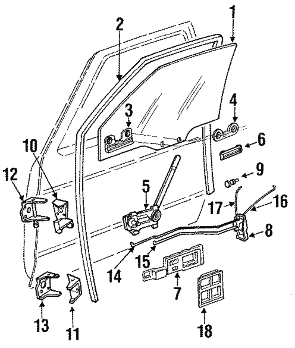 Hinge Assembly - GM (12381994)