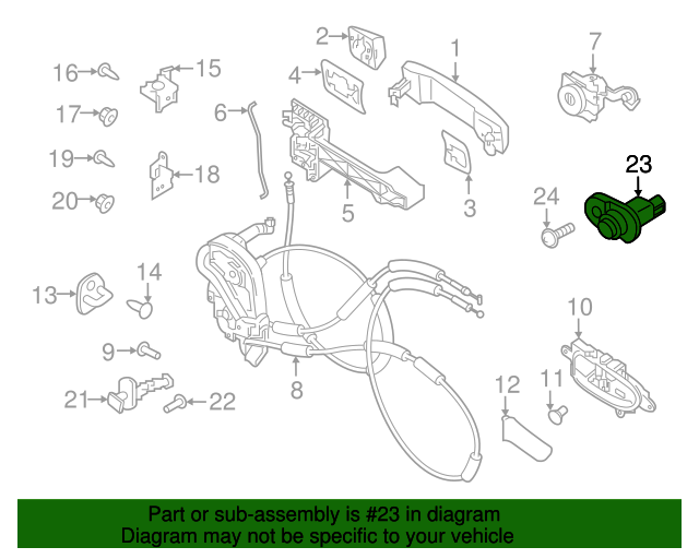 Door Jamb Switch Nissan (253601HA1C) Nissan Parts Plus