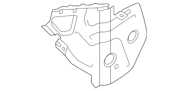 4K0-121-146-L - Mount Bracket Shield 2021-2022 Audi A7 Sportback モンクレールニット帽