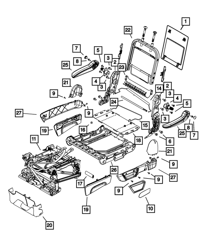 2011 Mopar Torsion Bar 68101246AA Mopar Estores