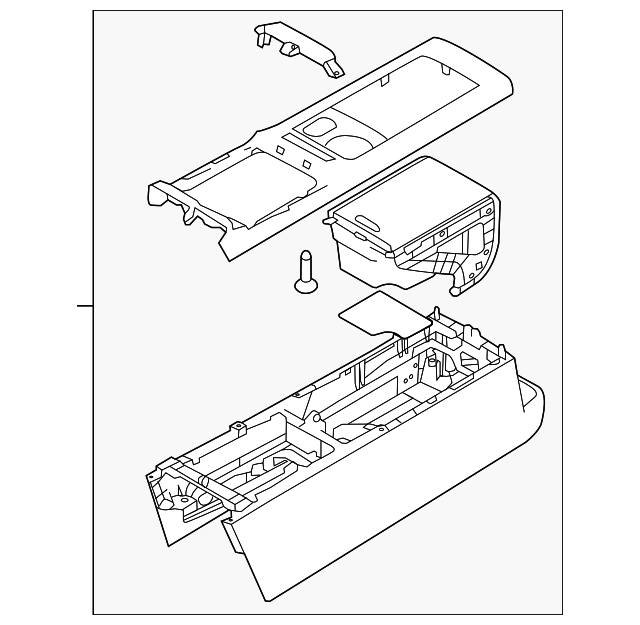 Genuine OEM Center Console Part# LR049419 Fits 2013 Land Rover LR2: Up ...