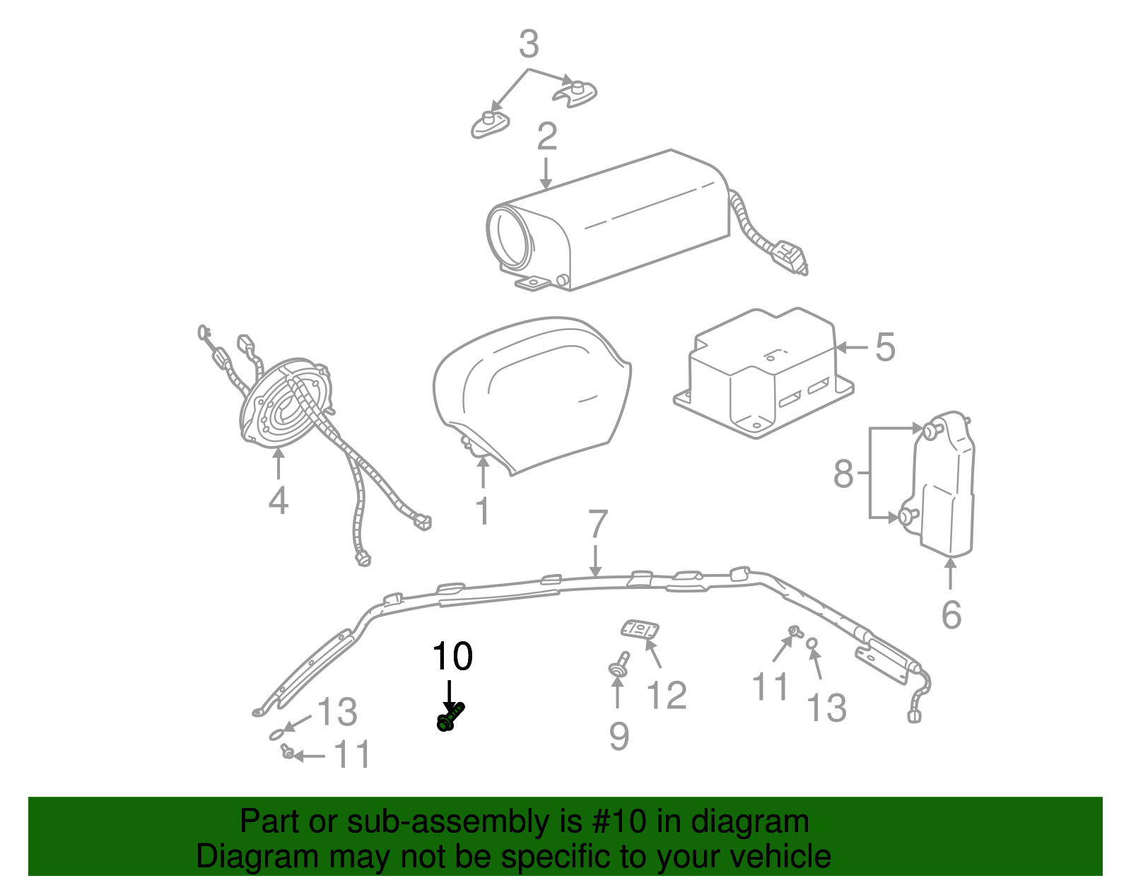 M6x1x20 Multi-Purpose Bolt - GM (11588337)