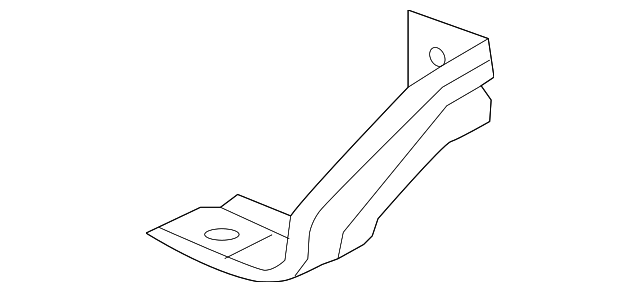 Upper Genuine Honda 80115-TR0-A00 Right Condenser Bracket Upper Genuine Honda 80115-TR0-A00 Right Condenser Bracket