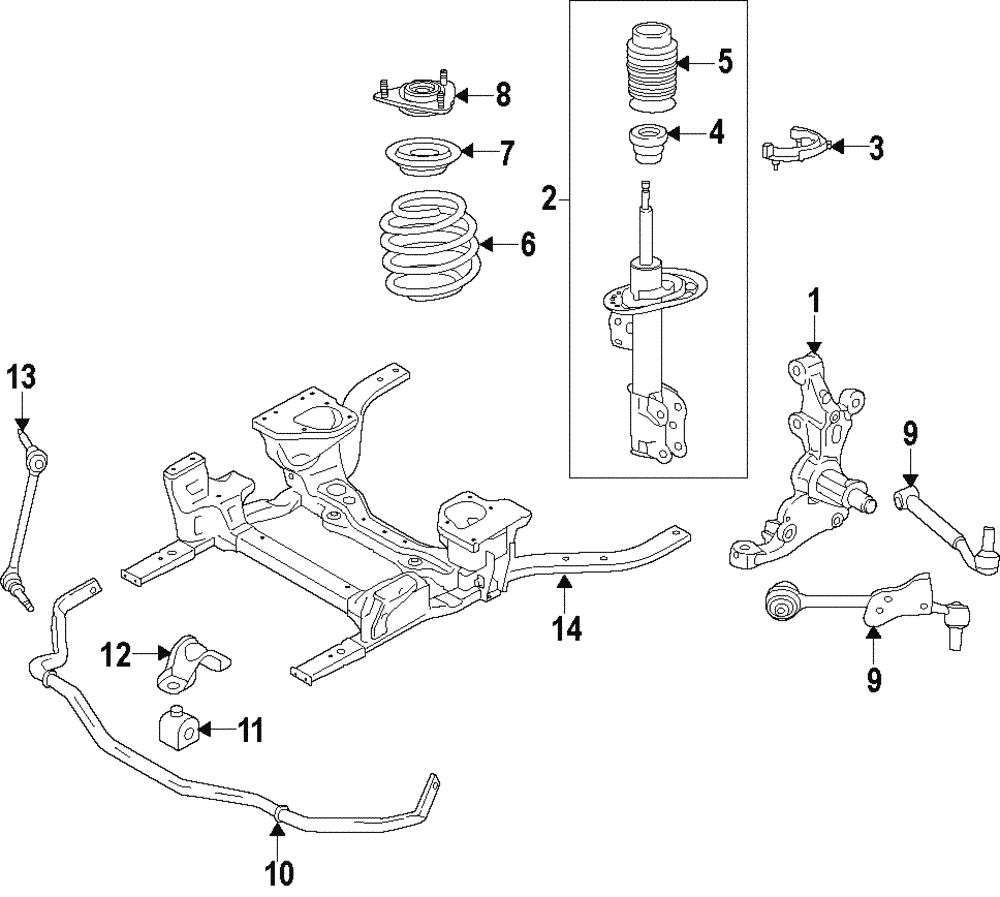 FORD FR3Z5K483A GENUINE OEM STABILIZER LINK