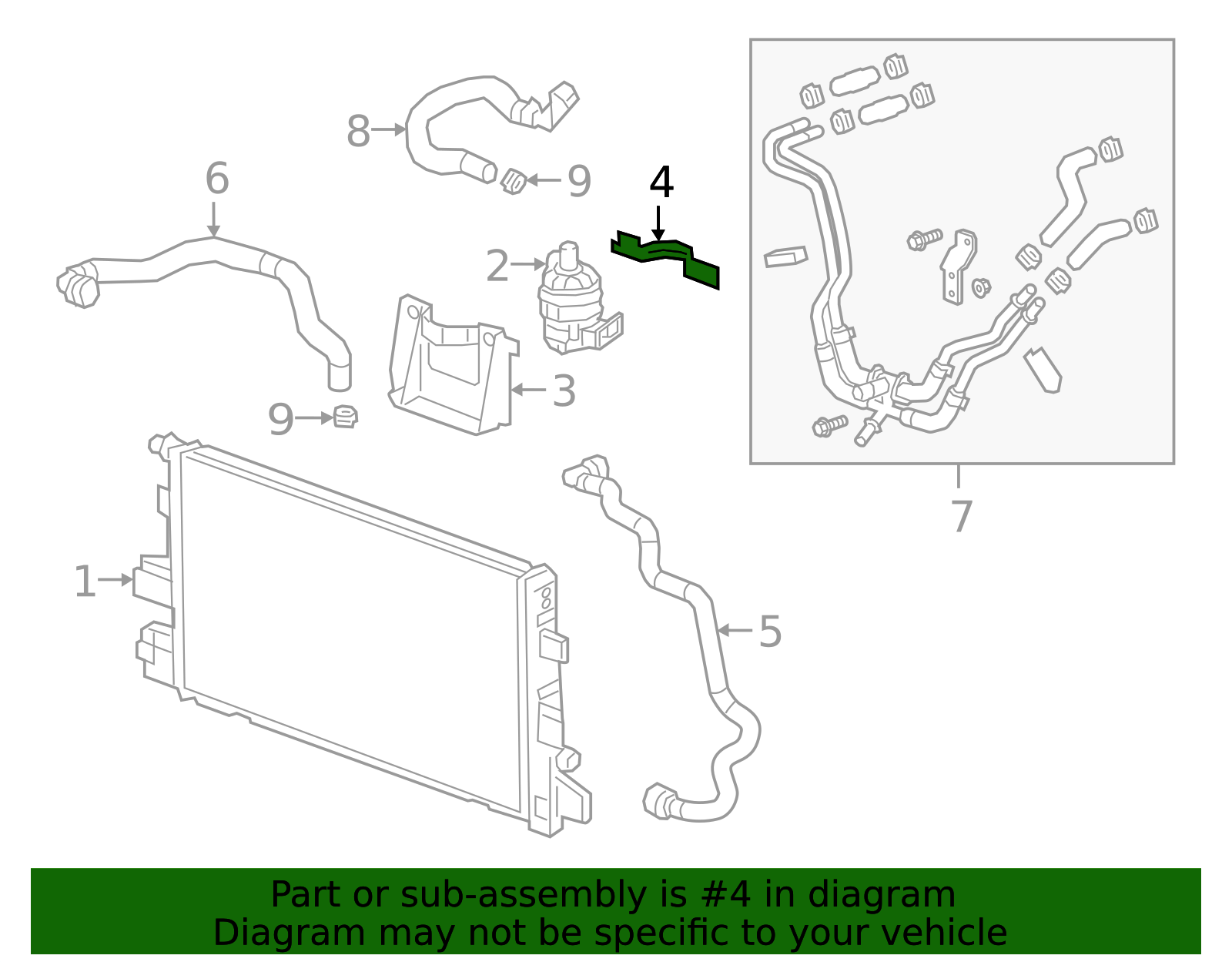 F Bracket - GM (84065793)