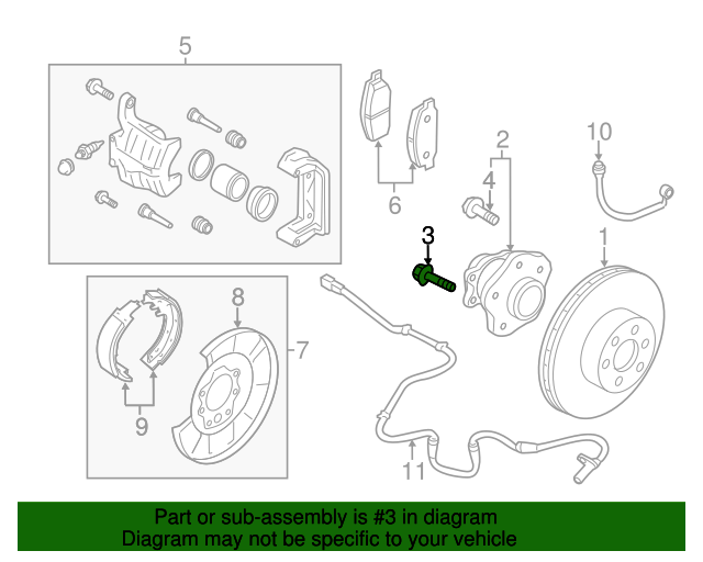 20112020 Nissan Hub Assembly Bolt 081B42405M Nissan Parts Plus