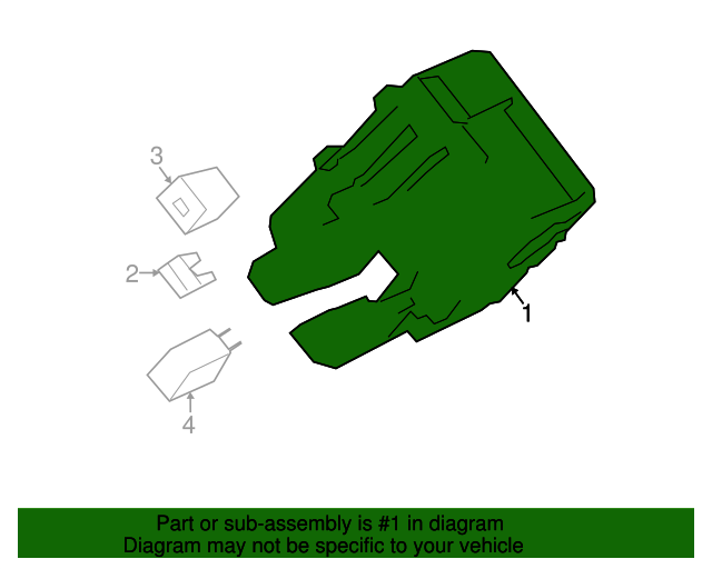 20132015 Cadillac ATS Engine Wiring Harness Junction Block 23278412
