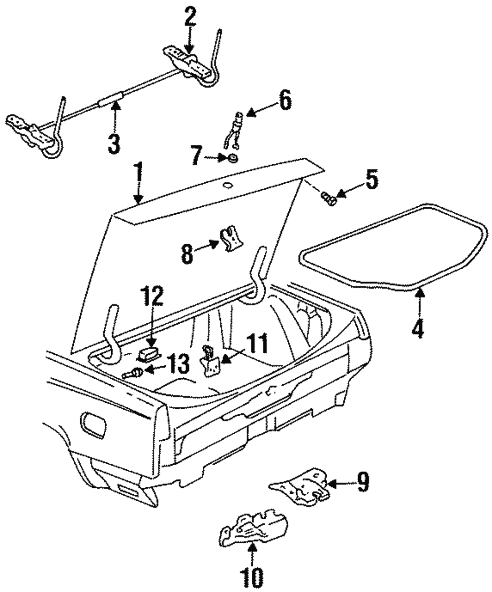 Trunk Lid - GM (25665723)