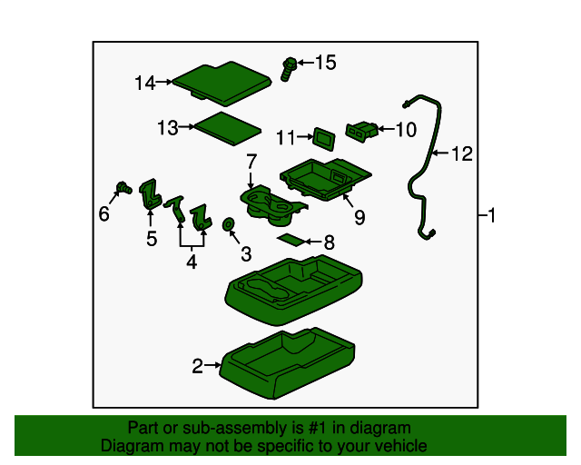 TK81883B015 Armrest Assembly 20162017 Mazda CX9 Mazda Swag