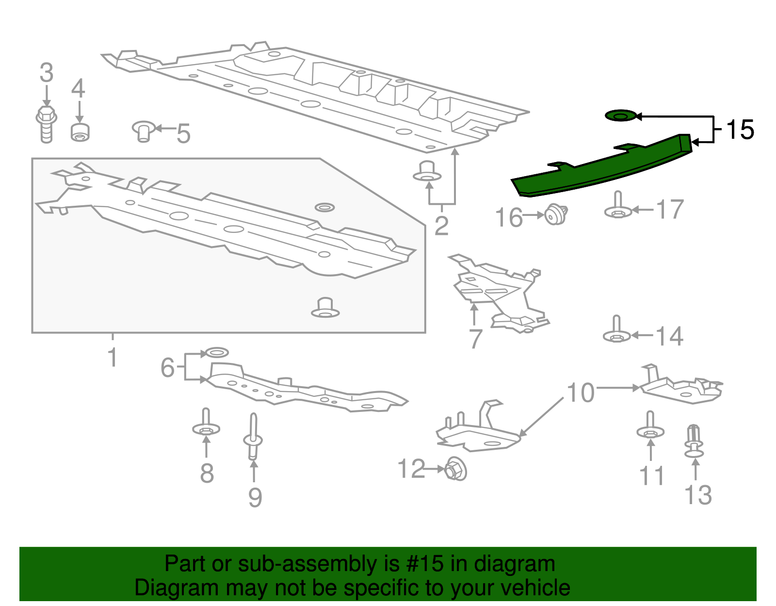 Rear Shield - Ford (GD9Z-5411778-A)