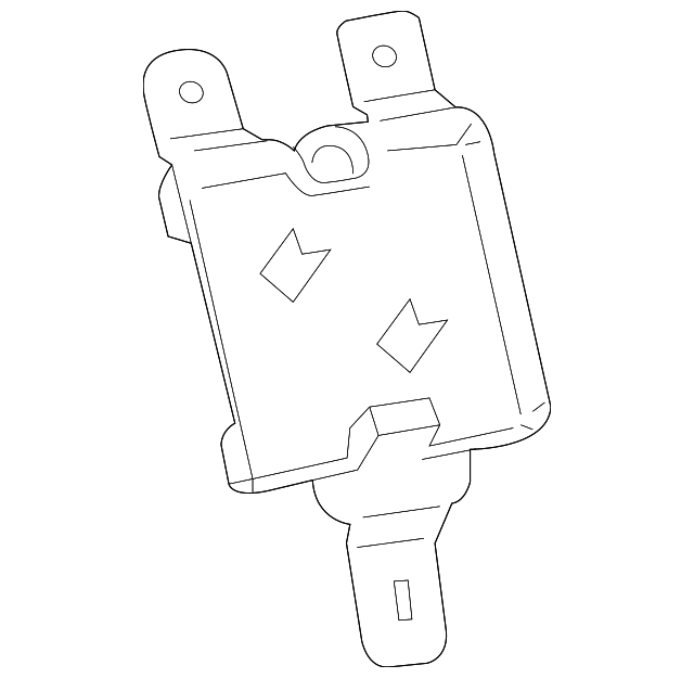 20152019 GM Keyless Entry Control Module Bracket 84244716