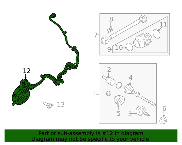 20212023 Ford F150 OEM Differential Lock Motor ML3Z3C247F Ford