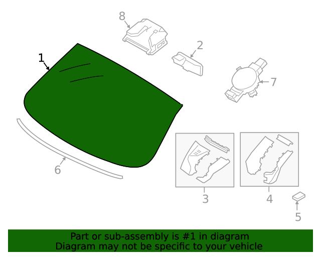 51317454437 20192023 BMW Z4 Windshield (51317454437) BMW of