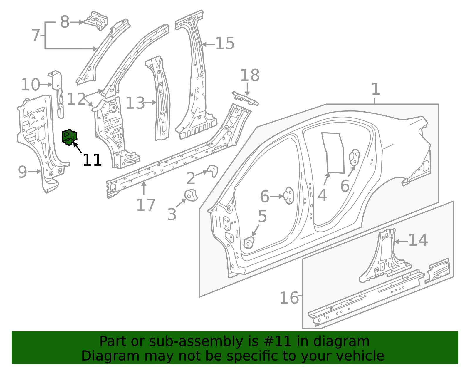 Instrument Panel Lower Bracket - GM (96901981)
