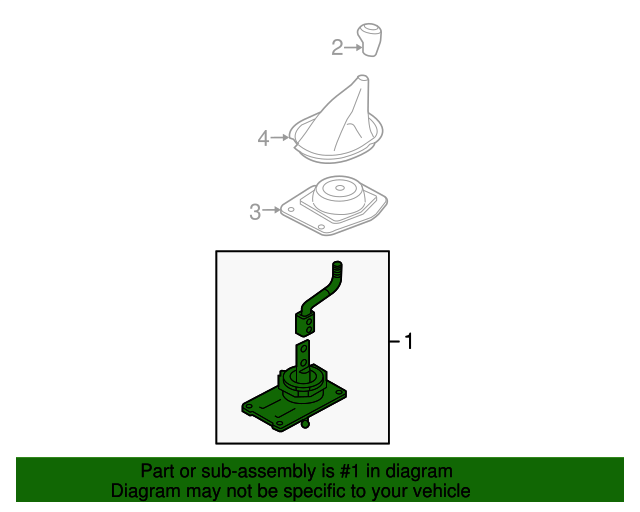 Ford AR3Z7210B Gear Shift Assembly 19992009 Ford Mustang OEM