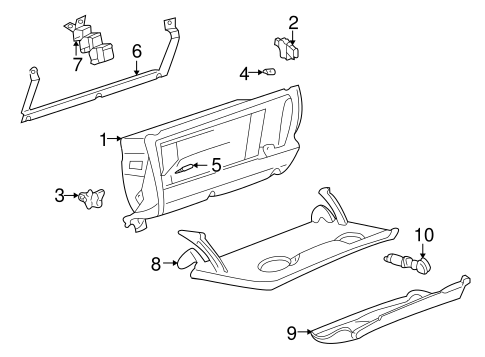 Glove Box for 2004 Volkswagen Golf #0