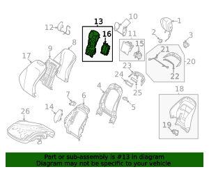 23780800 223-800-78-00 - Lumbar Support 2023-2024 Mercedes-Benz ...