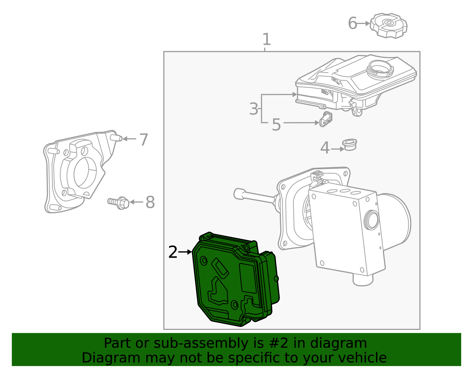 84779555 - Electronic Brake Booster Control Module GM 2020-2021 GM ...