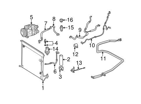 A/C Condenser & Evaporator for 2006 Mercedes-Benz S 65 AMG® #0