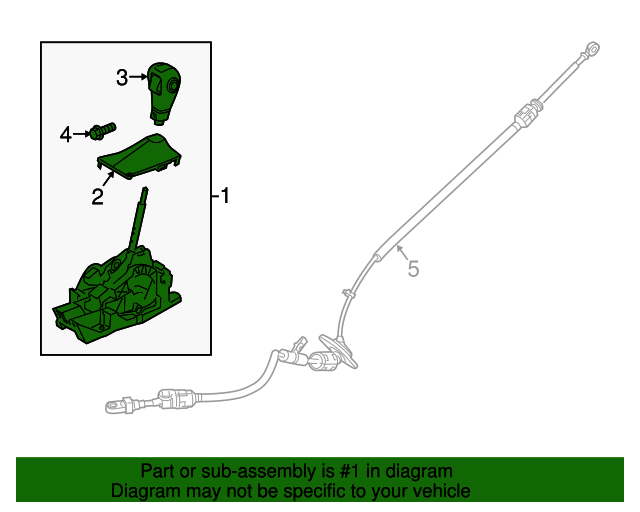20132019 Ford OEM Gear Shift Assembly GG1Z7210AB Ford Parts Center