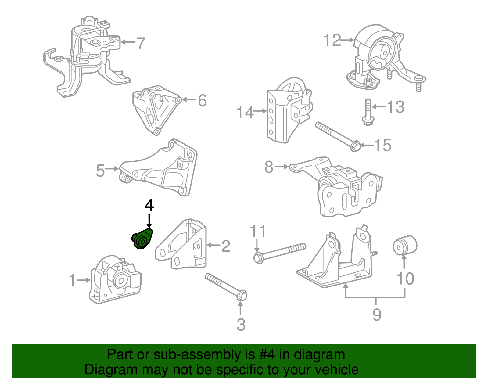 Front Mount Bracket Nut - Scion (90179-12159)