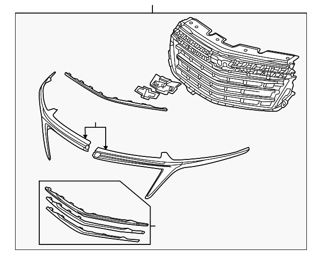 Grille 85573300 Auto Parts Express