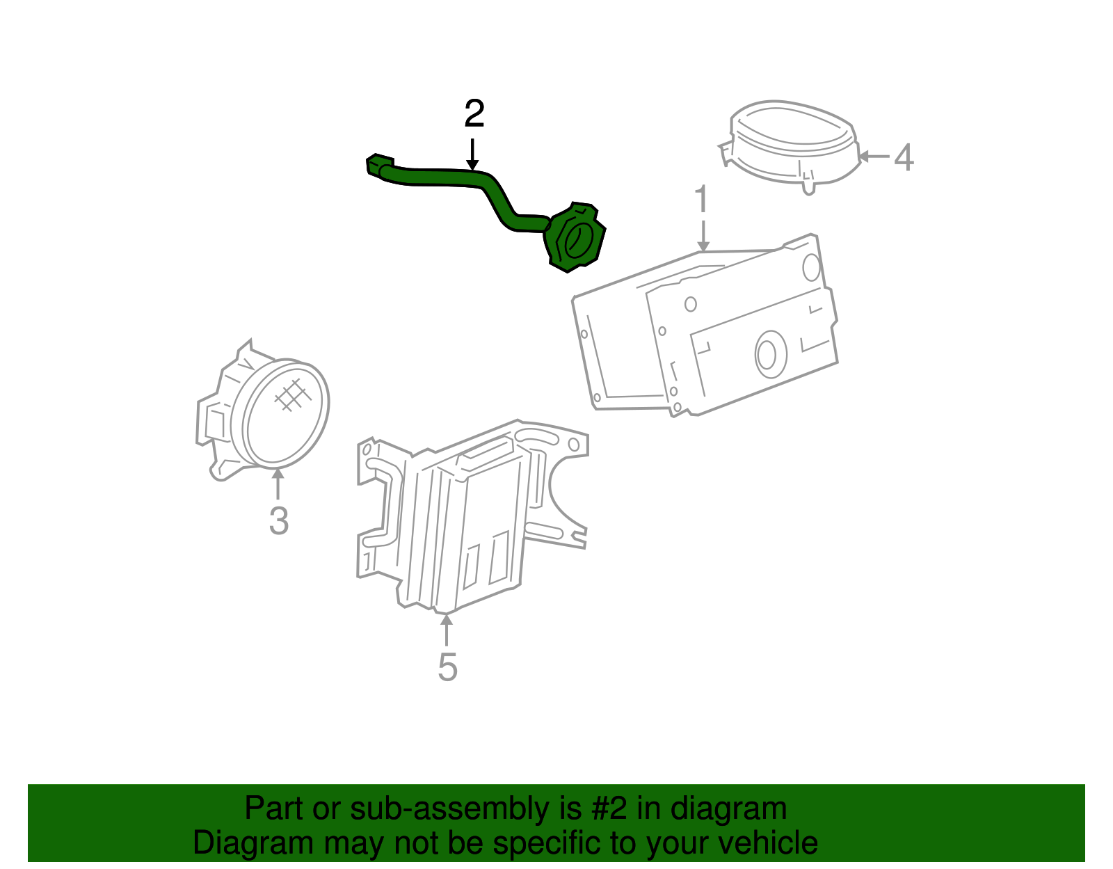 Windshield Pillar Speaker - GM (10400063)