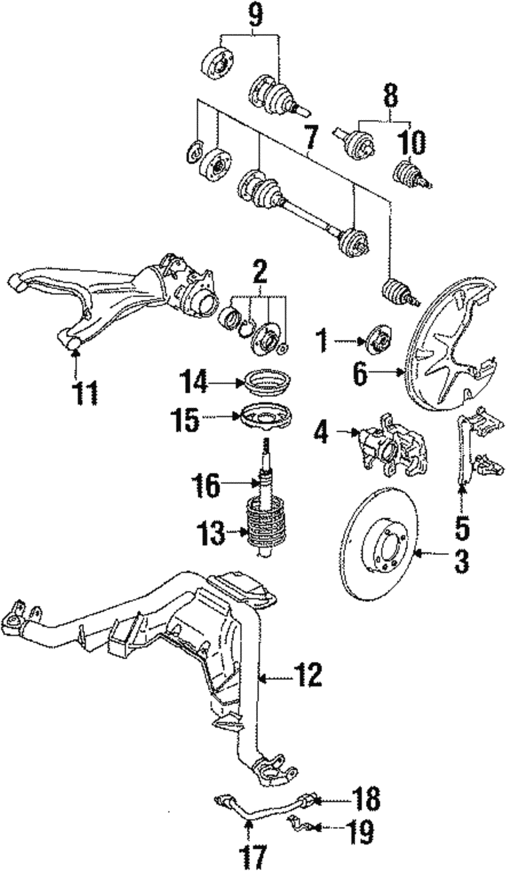 Hub - Volkswagen (823-407-615-A)