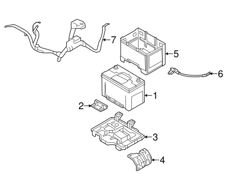 Battery for 2012 Hyundai Sonata | OEM Parts Online