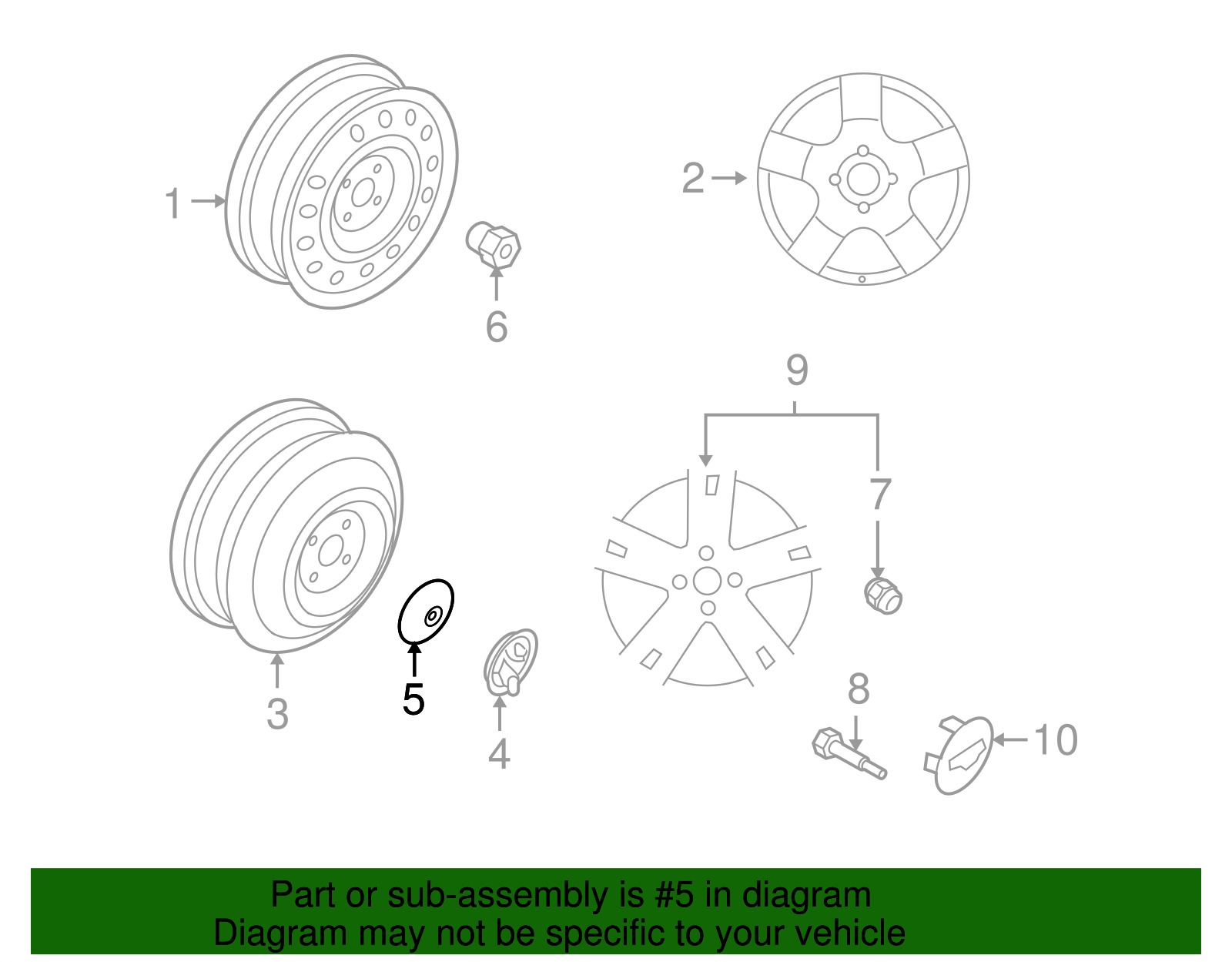 Wheel Spacer - GM (96408638)