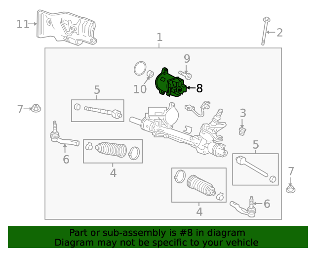 20182021 GM Power Steering Assist Motor 85149405 GM Parts Online