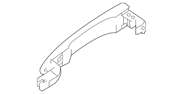 80640-4BA0D - Handle, Outside 2014-2024 Nissan | Nissan Parts ...