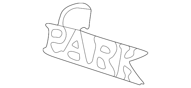 Rear Fender Park Avenue Name Plate - GM (25641037)