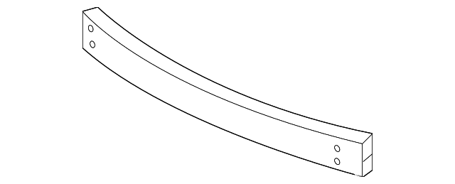 Rear Bumper Impact Bar - GM (92221539)