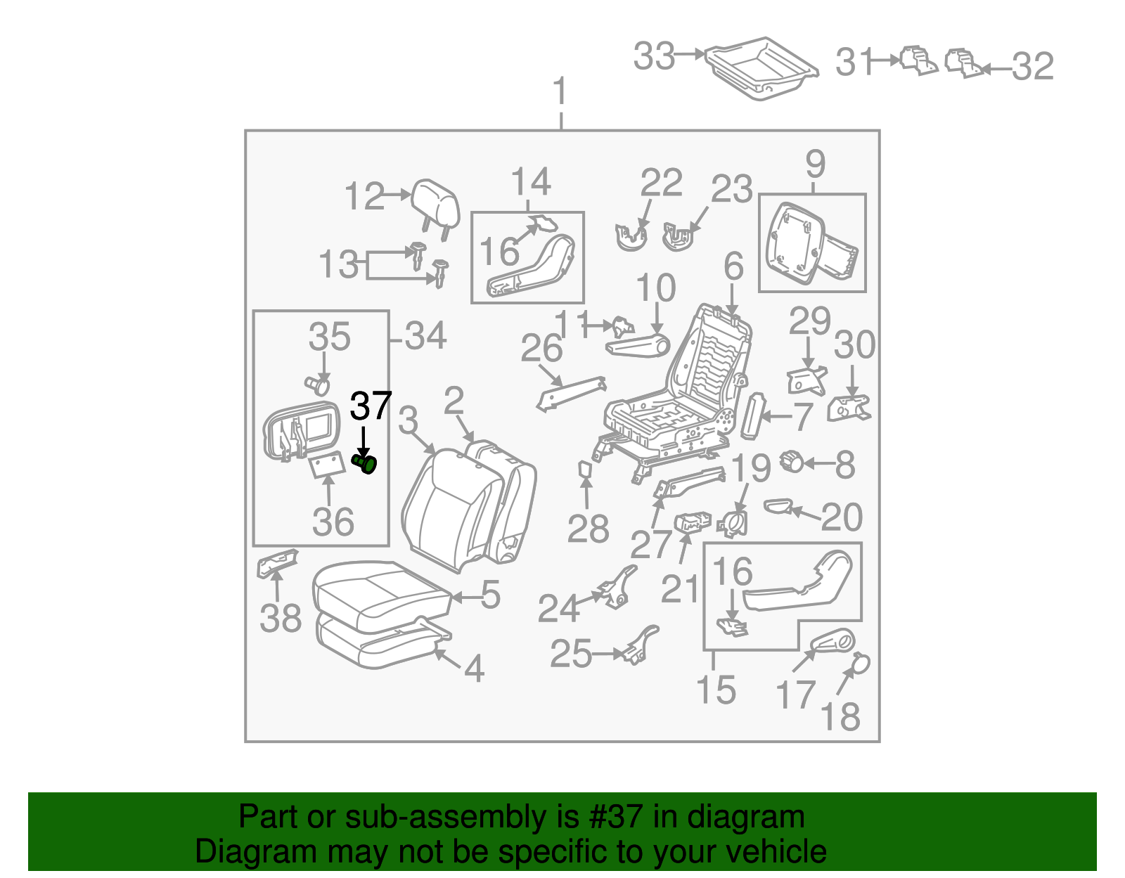 Table Clip - Toyota (90467-05164-E1)