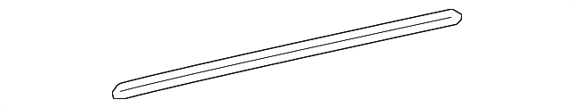 Rear Passenger Side Door Auxiliary Weatherstrip - GM (10383149)