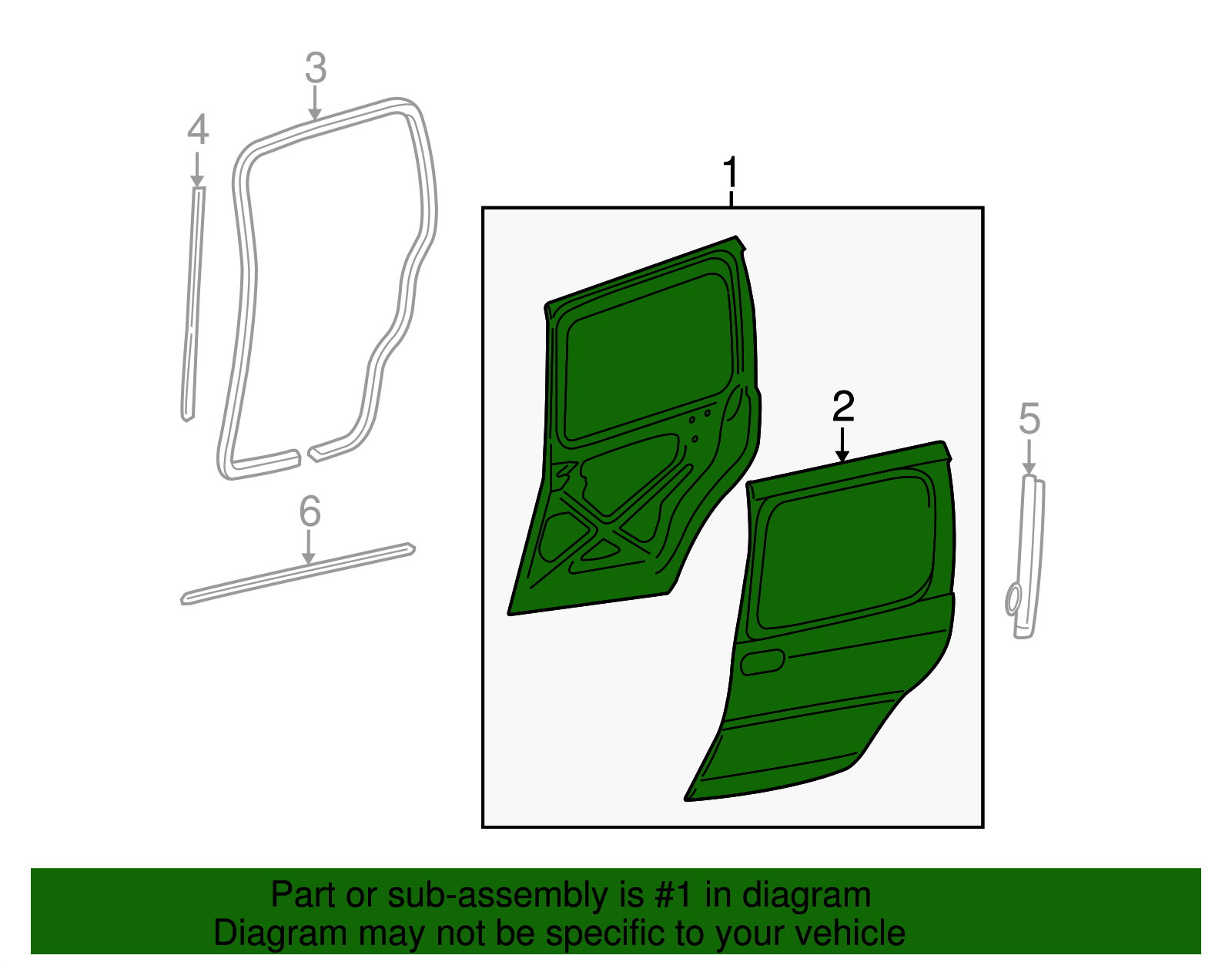 Door Shell - GM (88980792)