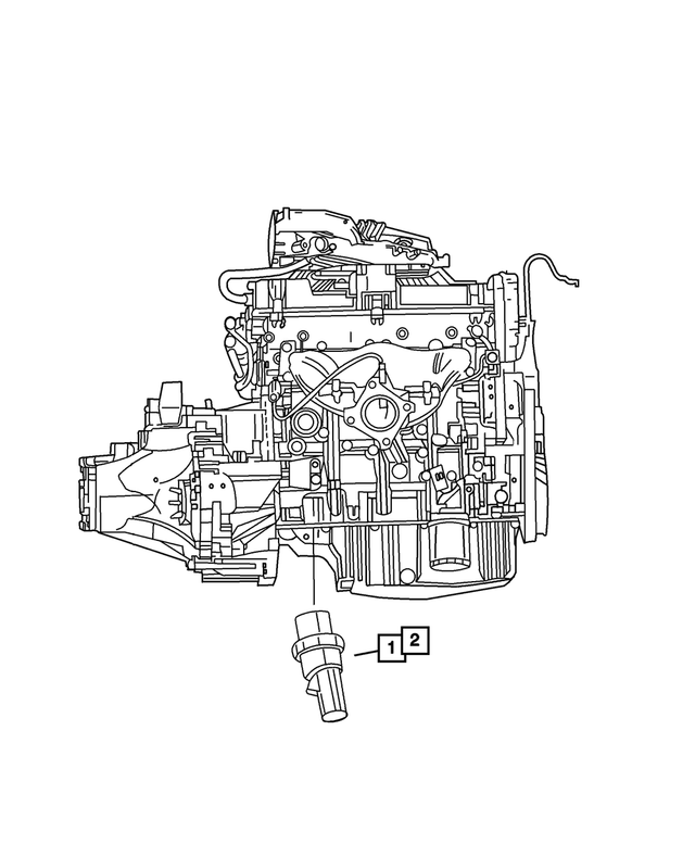 20052006 Mopar Oil Pressure Sending Unit 56044777AA Mopar Estores