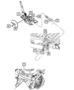 5154235AF - Brakes: Parking Brake Lever Assembly for Jeep: Wrangler, Wrangler JK Image image