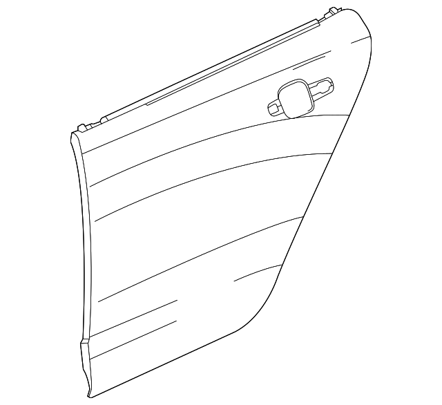 Rear Driver Side Door Outer Panel - GM (84041559)