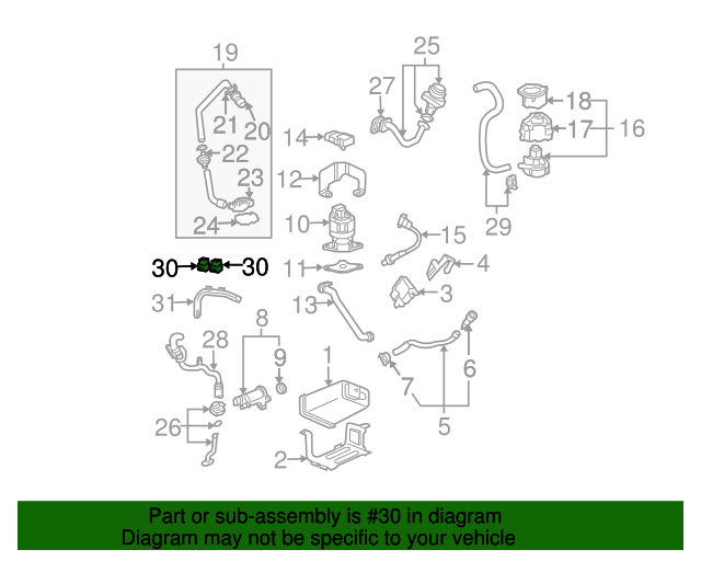 20002005 GM Secondary Air Injection Pump Relay 15319851