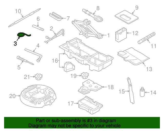20152024 Audi Wheel Cap Tool 8L0012243A Audi USA Parts